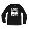 black guns matter Long Sleeve Shirts