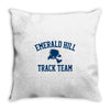 emerald hill track team Throw Pillow