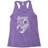 scorpio zodiac Racerback Tank