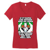 if it tastes like chicken, funny rude ideal birthday present Women's V-Neck T-Shirt
