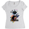 who loves doberman Women's Triblend Scoop T-shirt