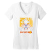 training to beat saiyan or at least warrior anime gym workout lifting Women's V-Neck T-Shirt
