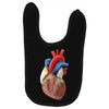 realistic human heart Baby Bibs
