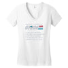 life lessons from g.i Women's V-Neck T-Shirt