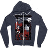 b shirt Zipper Hoodie