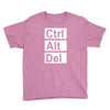 control alt delete Youth Tee