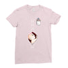 Peek a Boo with Pocket Baby Girl Ladies Fitted T-Shirt