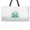 This Guy Loves Camping With His Girlfriend Weekender Totes