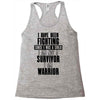 i am warrior Racerback Tank