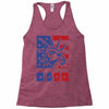 usa 2 Racerback Tank
