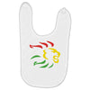 reggae lion dub ska skanking roots club music Baby Bibs