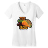this girl likes tacos Women's V-Neck T-Shirt