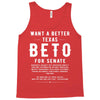 want a better texas Tank Top