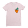 plankton pocket Ladies Fitted T-Shirt