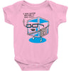 hipster ice cube Baby Onesie