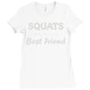 squats joke Ladies Fitted T-Shirt