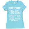 Electrician Ladies Fitted T-Shirt