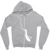 bungeejumping bungeespringen fun sport hobby freizeit extremsport Zipper Hoodie