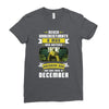 Never Underestimate A Man Who Watches Breaking Bad And Was Born in Ladies Fitted T-Shirt