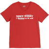 don't worry V-Neck Tee
