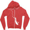 bungeejumping bungeespringen fun sport hobby freizeit extremsport Zipper Hoodie