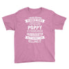 Super Cool Poppy Of A Freaking Awesome Granddaughter Youth Tee