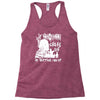 if zombies chase us im tripping you up Racerback Tank