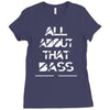 all about that bass Ladies Fitted T-Shirt