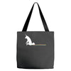unicorn scooting on the floor Tote Bags