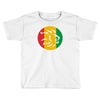 rasta lion head reggae dub step music dance Toddler T-shirt