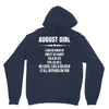 Super August Girl Unisex Hoodie