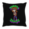 toasty zombie Throw Pillow