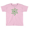snowflake geek usb green Toddler T-shirt
