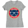 try not to suck Ladies Fitted T-Shirt