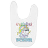 unicorns are born in november cute unicorn Baby Bibs