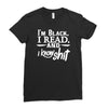 i'm black i read and i know Ladies Fitted T-Shirt