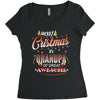 Merry Christmas To Grandpa Of Great Awesome Women's Triblend Scoop T-shirt