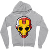 iron skull Zipper Hoodie