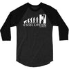 climbing ape to evolution climb indoor outdoor 3/4 Sleeve Shirt