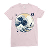 the great wave off sound Ladies Fitted T-Shirt