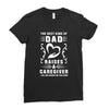 The Best Kind of Dad Raises a Caregiver Yes, She Bought Me This Shirt Ladies Fitted T-Shirt
