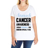 stomach cancer awaneress i wear periwinkle for someone special to me Ladies Curvy T-Shirt