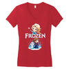frozen Women's V-Neck T-Shirt