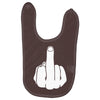 middle finger Baby Bibs