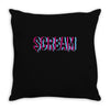 scream 3d Throw Pillow
