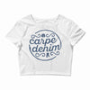 carpe denim Crop Top
