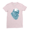 hip hop hibernation Ladies Fitted T-Shirt