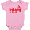 biking is dope Baby Onesie