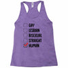 Lgbt Checklist Racerback Tank