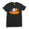 merry christmas Ladies Fitted T-Shirt
